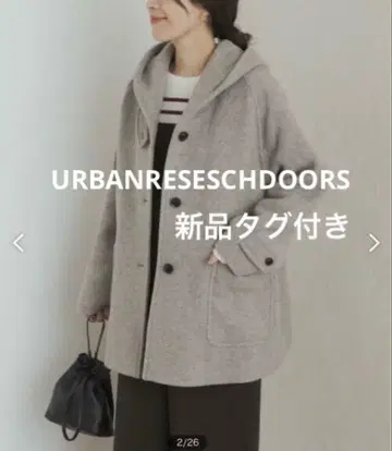 택 포함 새상품 어반 리서치 도어스 에어리 울 푸드코트 이번 시즌 완판템