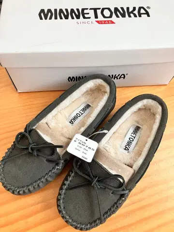 MINNETONKA 그레이 모카신 22cm