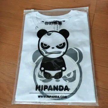 HIPANDA 팬더 프린트 T셔츠 화이트