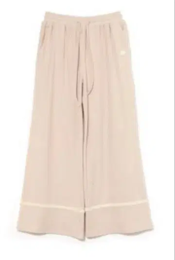 Milky pile heart long pants