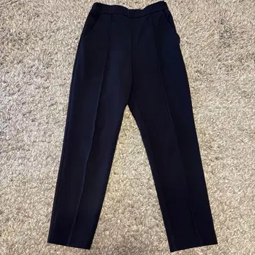 yori 블랙 핀턱 팬츠 34