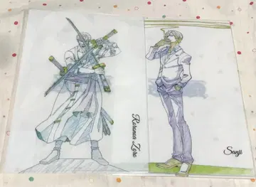 원피스 조로 상디 클리어 파일 ILLUSTRATION WORKS