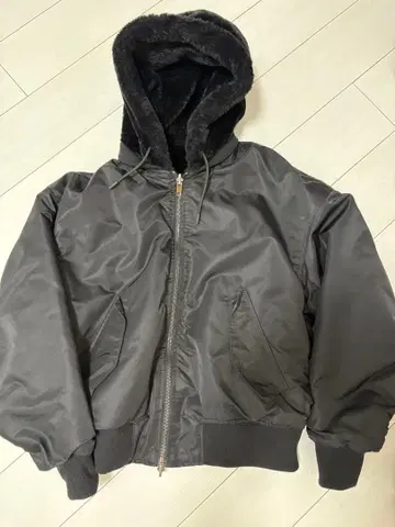 ZARA 리버서블 인조 모피 봄버 자켓