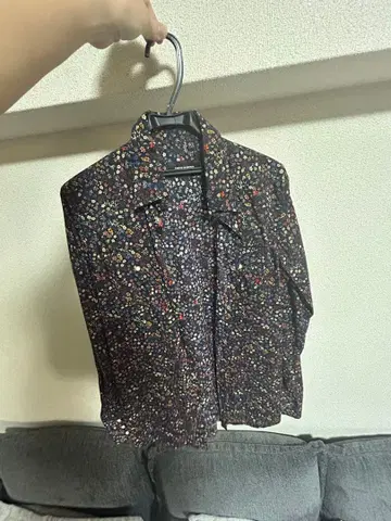 DSQUARED2 꽃무늬 긴팔 셔츠