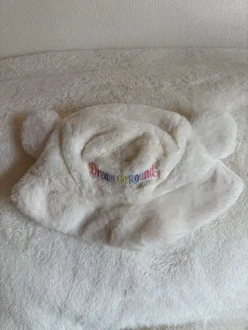 Dream go round 귀도리 모자 화이트 디즈니씨