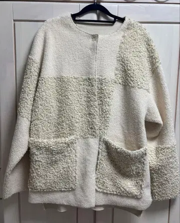 로리즈팜 리버서블 패치워크 블루종