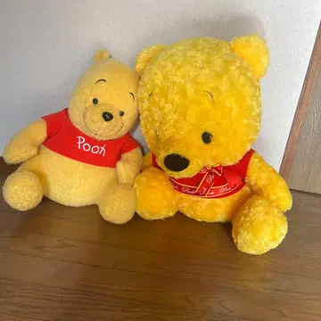 푸우 봉제 인형 빅 옐로우 컬러