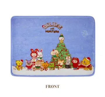 MINITEEN 홀리데이 에디션 러그 매트 미사용 새상품