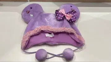 디즈니 미니 보라색 팬캡