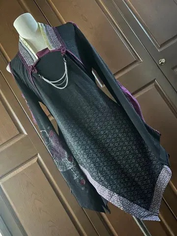 OZZ ONESTE 오즈 오네스트 자수 장식 일본풍 비대칭 원피스