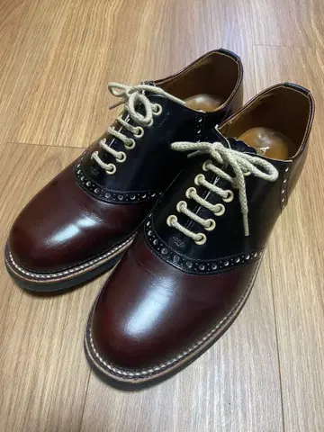 GLADHAND x REGAL 안장 신발 브라운/블랙 25cm 리갈