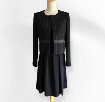 클리어 임프레션 블랙 포멀 자켓 원피스