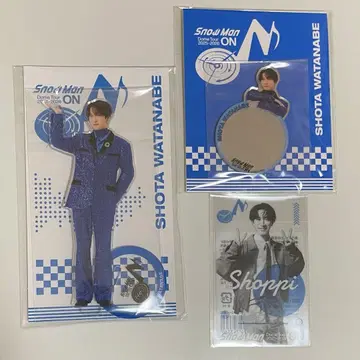 와타나베 쇼타 ON 아크릴 스탠드 거울 스티커 클리어 스티커