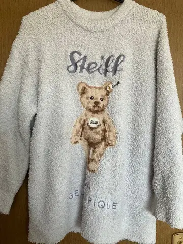 Steiff meets GELATO PIQUE 베어 자수 룸웨어