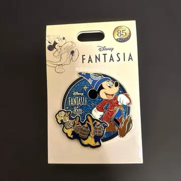 미키 & 호우키 핀 배지 무브 Disney FANTASIA 85TH
