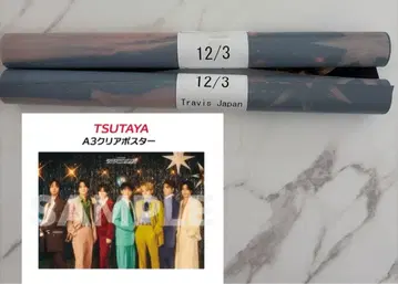 Travis Japan TSUTAYA 특전 A3 포스터