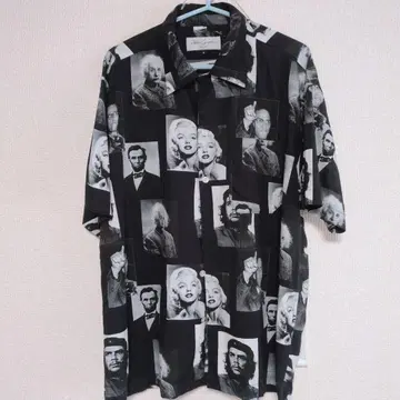 RETRO GRADE 레트로그레이드 우에노 상회 오픈 카라 셔츠 반팔