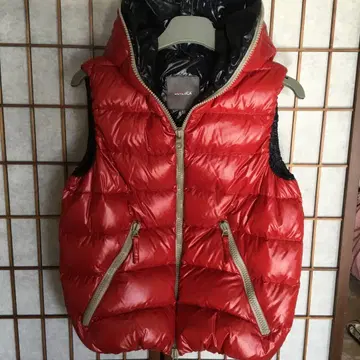 [ 미사용급 ] DUVETICA 다운 베스트 사이즈 50 레드