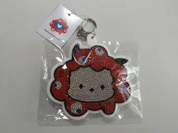 간사이 만박 미야쿠미야쿠 산리오 키라키라 가죽 키링 포차코