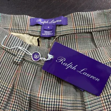 [ 미사용 새상품 랄프 로렌 하프 와이드 팬츠 ] 사이즈 0 ( XS )