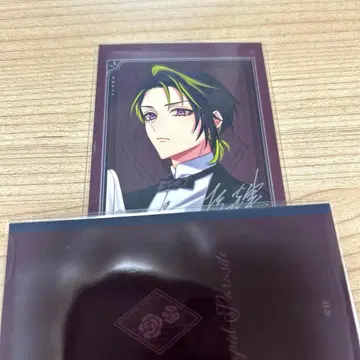 큐피트 파라사이트 포토 카드 친필 서명 류키