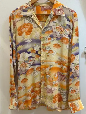 50s 일본풍 패턴 셔츠