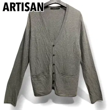 ARTISAN 캐시미어&실크 혼방 최고급 가디건 M 아티산
