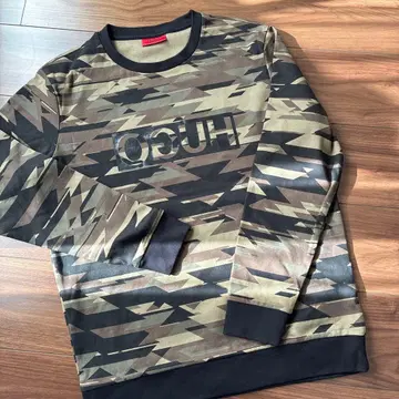 HUGO 카모플라쥬 카모플라주 맨투맨