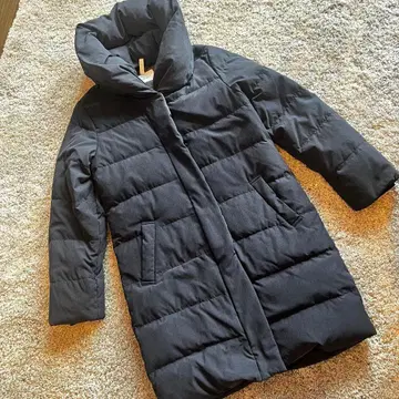 MAYSOY GREY 네이비 다운 코트