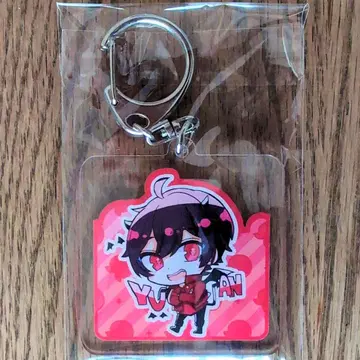 [ 익명 배송 ] 컬러풀 피치 유안 아크릴 키링 초기 비쥬