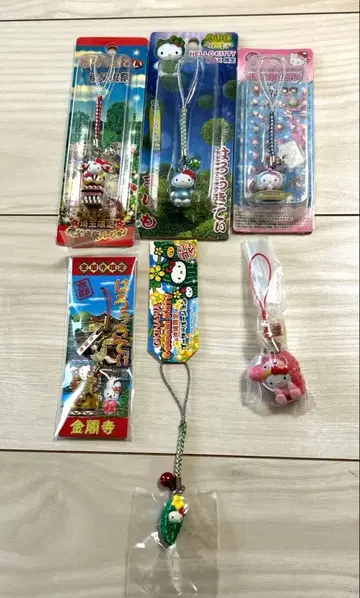 헬로키티 스트랩 6개 세트