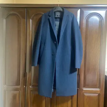 RAGEBLUE 레이지블루 울 체스터 코트 네이비 정가 13,200