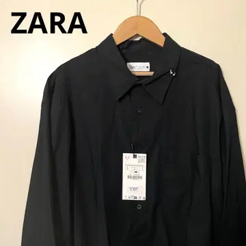 ZARA 크롭 기장 귀걸이 셔츠 L