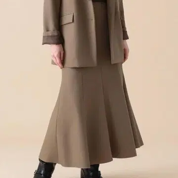 demi-luxe beams 울 트윌 머메이드 스커트