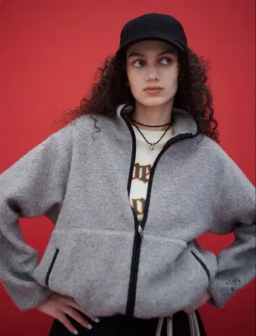 RonHerman x HELLY HANSEN 플리스 풀 집업 자켓