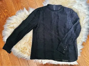 [ JILLSTUART ] 긴팔 레이스 상의 BK