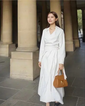 로브 블랑 laubeblanc 스파이럴 벌룬 드레스