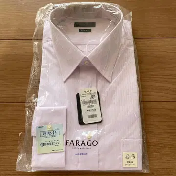 FARAGO 와이셔츠 연보라 연핑크 42-78 미개봉