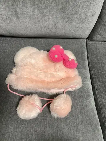 [ 새상품급 ] 키티 팬캡 유니버설 스튜디오 재팬