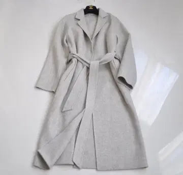 H Beauty&youth 유나이티드 애로우즈 벨티드 코트 그레이