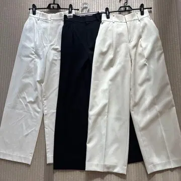 34 사이즈 세미 와이드 팬츠 3세트 노리즈 노리즈소피