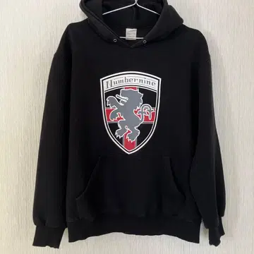 Numbernine 람브레타 엠블럼 후드티