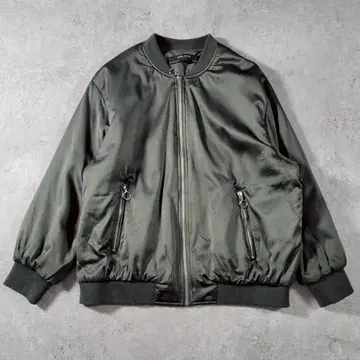 [ 새상품급 ] ZARA BASIC 자라 MA-1 블루종 M 카키