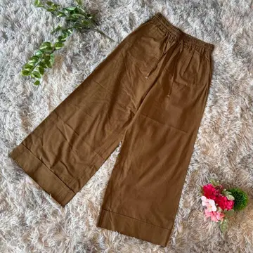 I.T.'S.international 사이즈 M 브라운 와이드 팬츠
