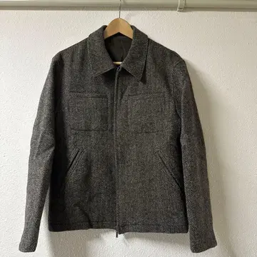 해리스 트위드 헤링본 자켓