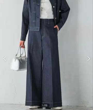 [ KAIHARA ] 스트레치 데님 팬츠