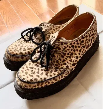 GEORGE COX 조지 콕스 러버 솔 레오파드 포니