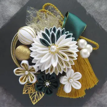 츠마미자이쿠 머리 장식 졸업식 결혼식 성인식