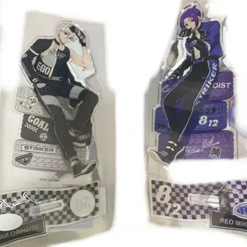 블루 록 나기 레이오 아크릴 스탠드 세트 10