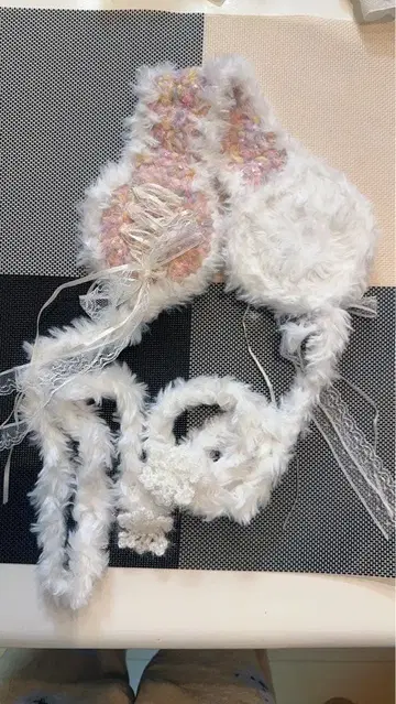 귀도리 핸드메이드 니트